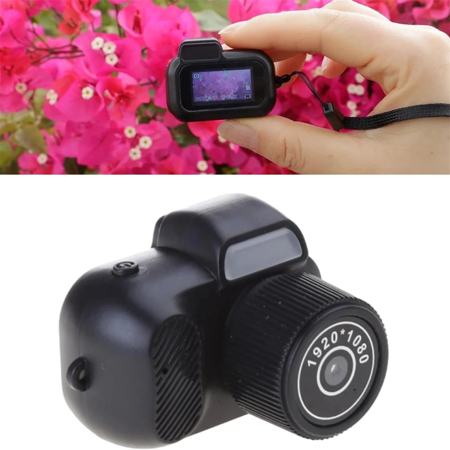 Keychain Camera Mini Camera Keychain 1080P Mini Sport Camera Camera Keychain 100 Mins Battery Life (Without Memory Card) Camera Bag Inserts Light Camera Light for Pictures